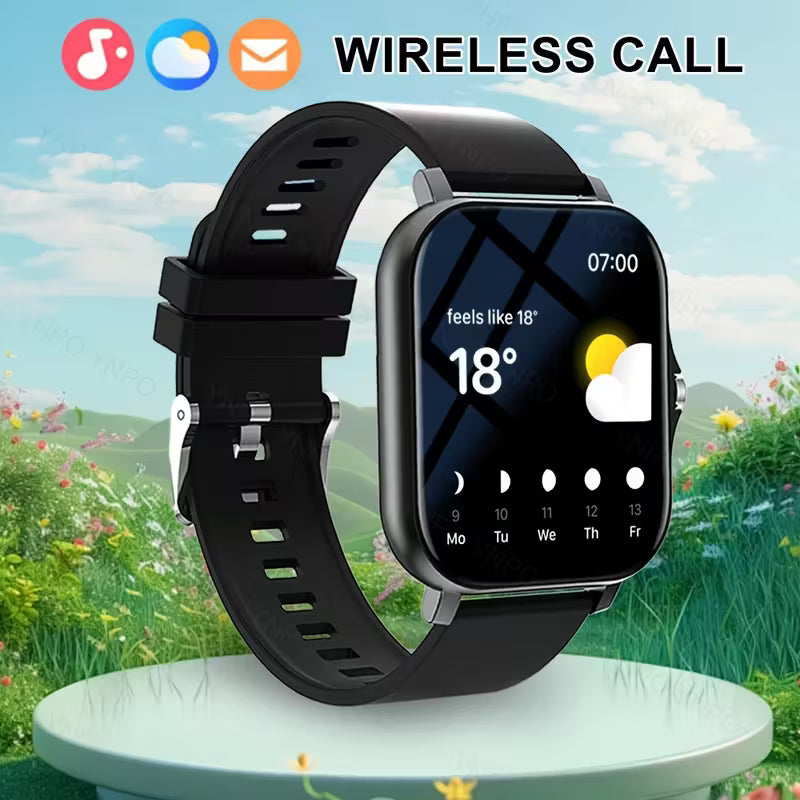 Unisex Smartwatch – Bluetooth Calling, Sports Modes & Camera Control