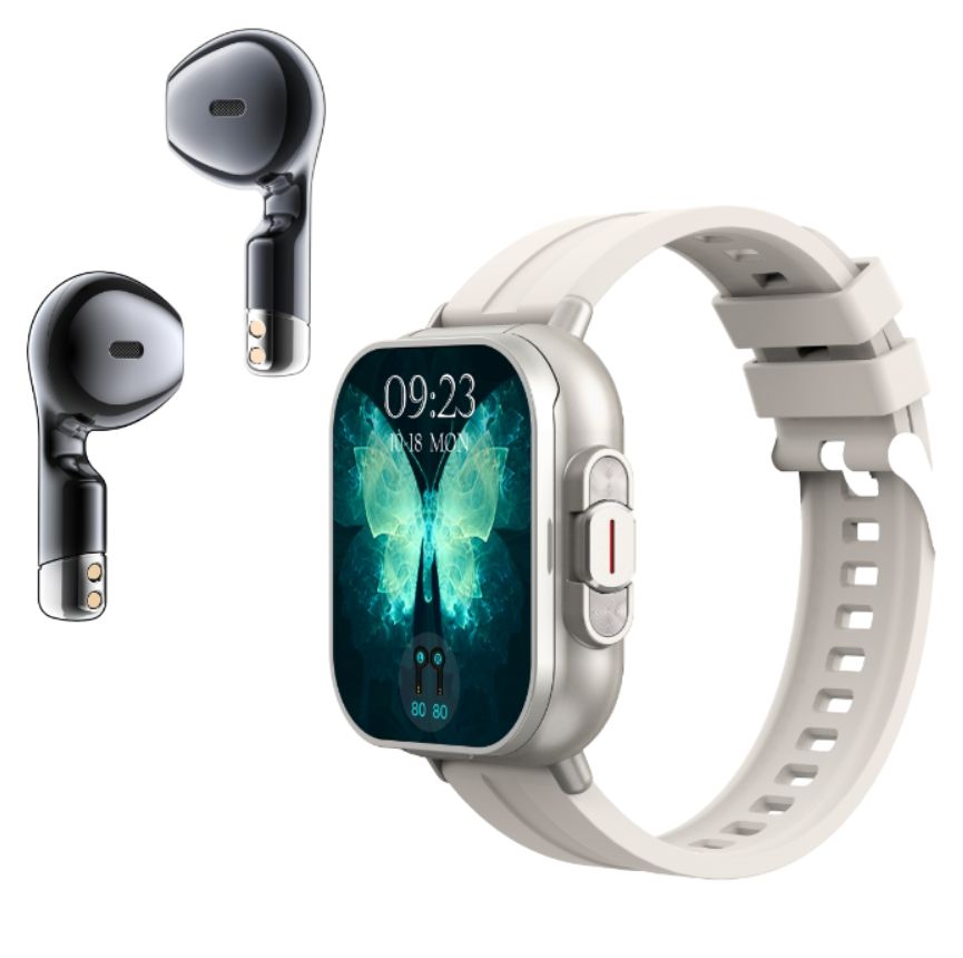 Smartwatch and wireless earbuds