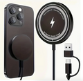 15W Magnetic Wireless Charger Pad – Fast Charging for iPhone & Qi Devices