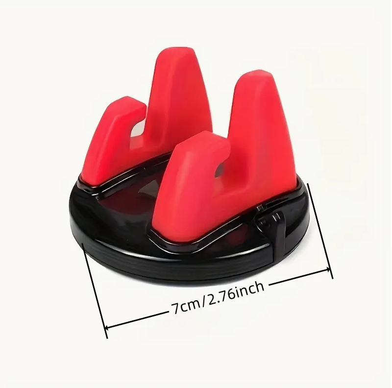 Easy tool-free installation of dashboard phone mount