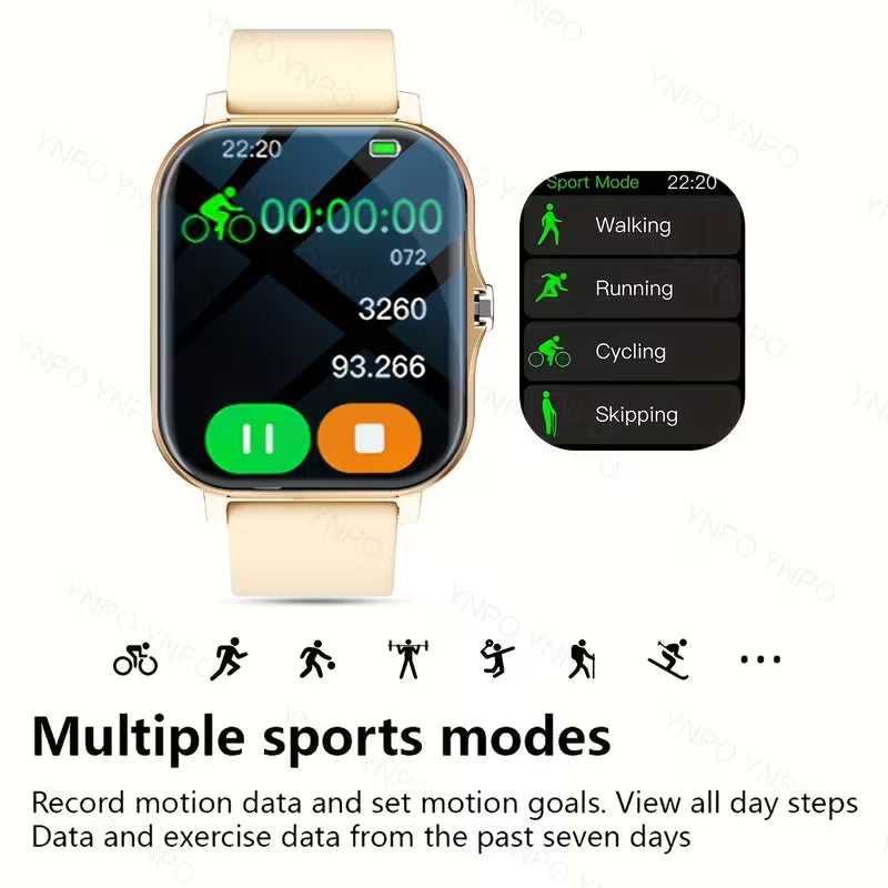 Smartwatch with fitness tracking features 